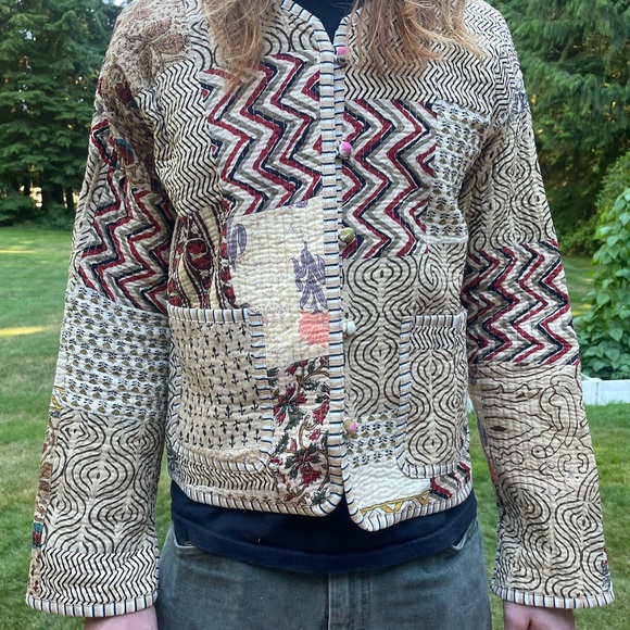 Patchwork Multicolor Jacket - Picture 2 of 6